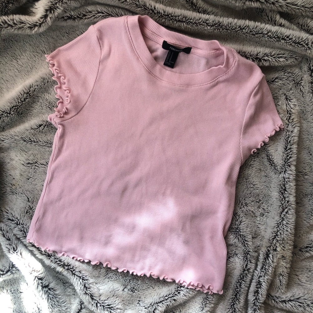 Pink Crop Top